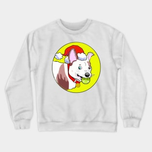 MERRY GRUFFMAS DOG CARTOON YELLOW Crewneck Sweatshirt